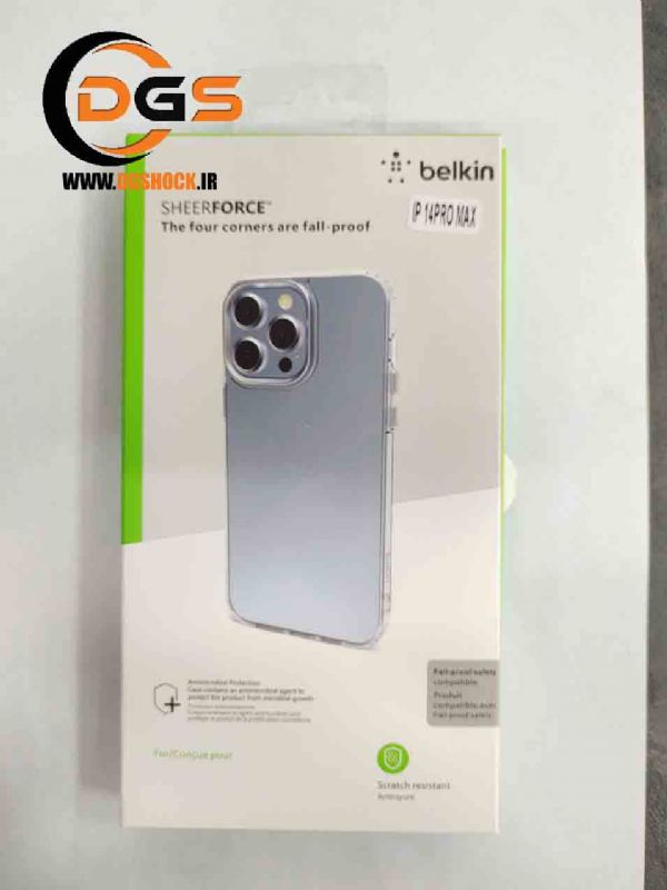 گارد شفاف BELKIN دور لنز نقره ای آیفون 15 پرومکس