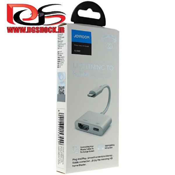 مبدل لایتنینگ به اچ دی ام آی جویروم مدل Joyroom Lightening to HDMI S-H141