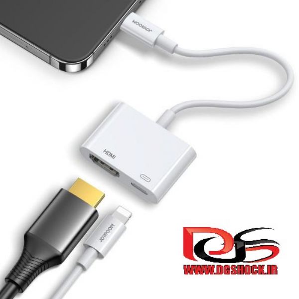 مبدل لایتنینگ به اچ دی ام آی جویروم مدل Joyroom Lightening to HDMI S-H141