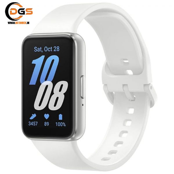 ساعت هوشمند سامسونگ رنگ سیلور مدل Galaxy Fit3 SM-R390 با گارانتی 18ماهه